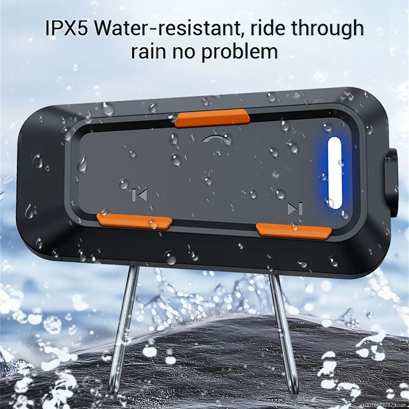 Neue C1 Motorrad Helm Headset Stereo Drahtlose Bluetooth 5,3 Kopfhörer IPX5 Wasserdicht ENC intelligente Rauschunterdrückung 450 mAh