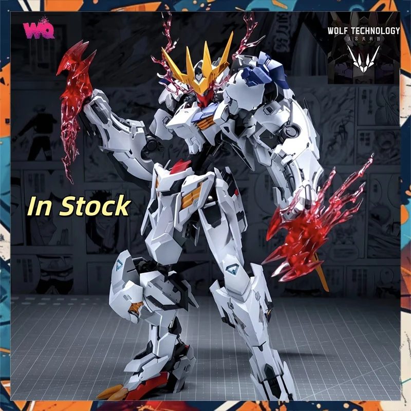 En Stock: Modelo de Ensamblaje de Esqueleto de Aleación Wolf Technology 1/100 Wolf King, Kit de Ensamblaje Mecha Stitch, Figura de Acción, Juguete, Regalo