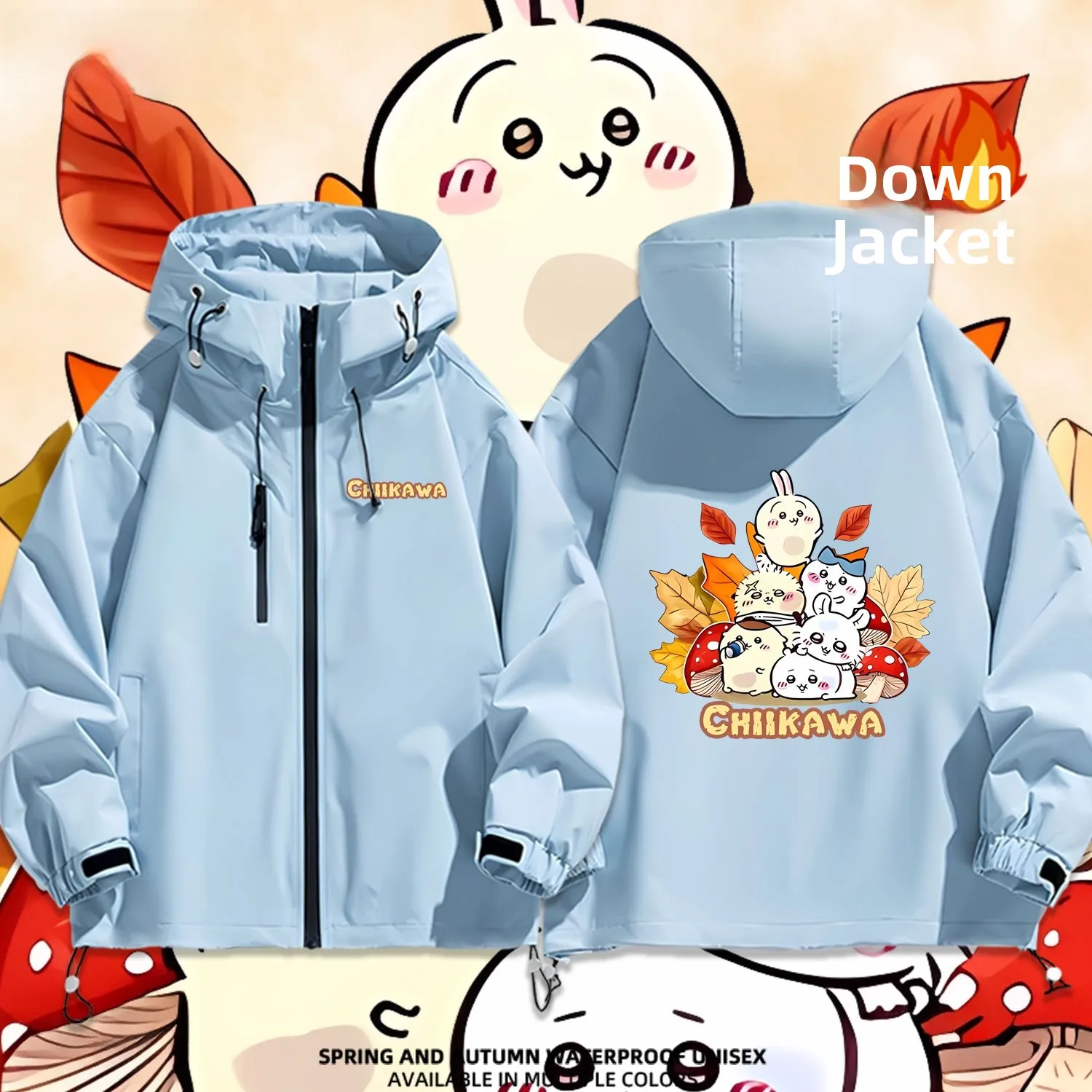 

Куртка Giikawa Ussachi с капюшоном, пуховая, для активного отдыха, ветрозащитная, водонепроницаемая, весна-осень-зима, молодежная, из полиэфирного волокна