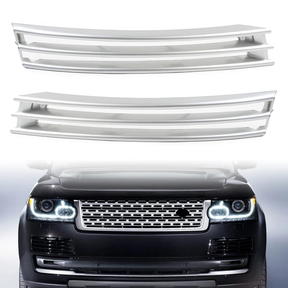 Silver Car Front Bumper Lower Grille For Land Rover Range Rover L405 2013 2014 2015 2016 2017