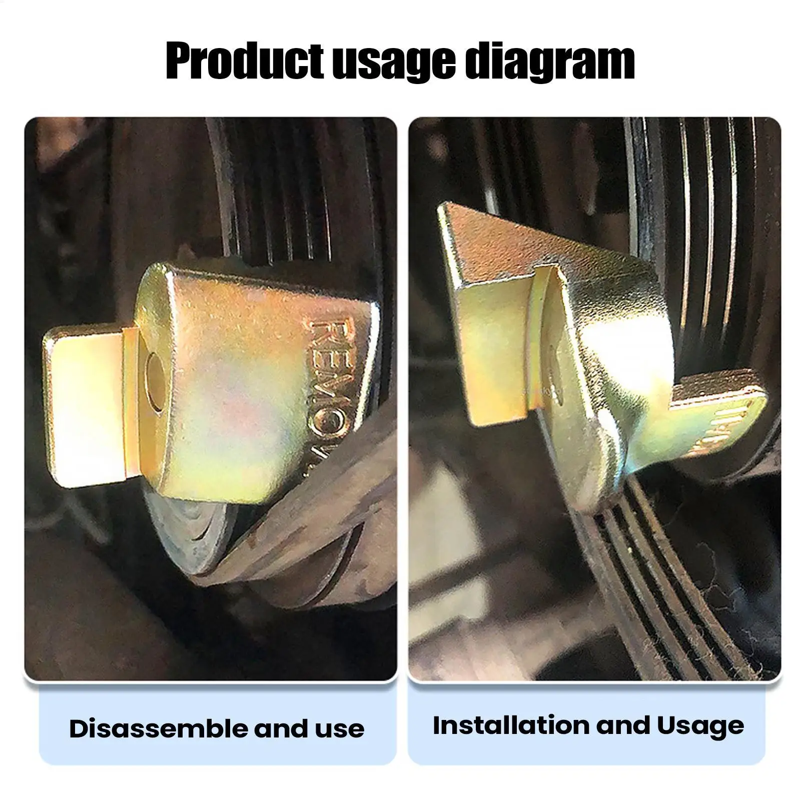 

Инструмент для установки растягивающегося ремня из сплава, автомобильный вспомогательный инструмент для установки ремня для автомобиля, грузовика, тележки, тележки, домашнего гаража, профессиональных магазинов