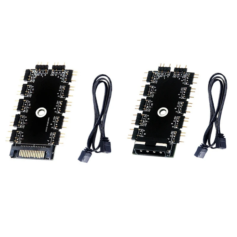 Motherboard 1 To 11 5V 3 Pin PWM Cooler Fan HUB Splitter Extension Adapter PC ARGB Cooling Fan HUB