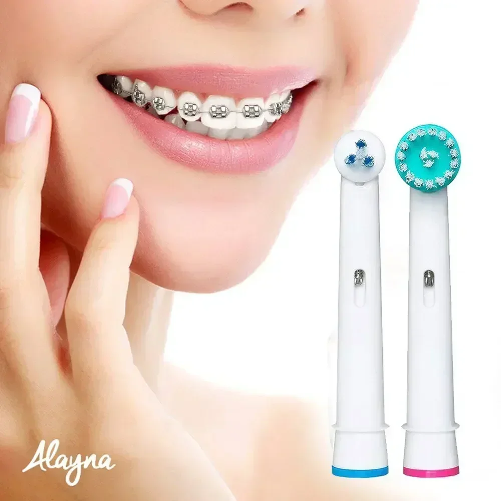 Cabezales de repuesto para cepillo de dientes eléctrico Oral-B, profesional, Ortodoncia, 8 Uds.