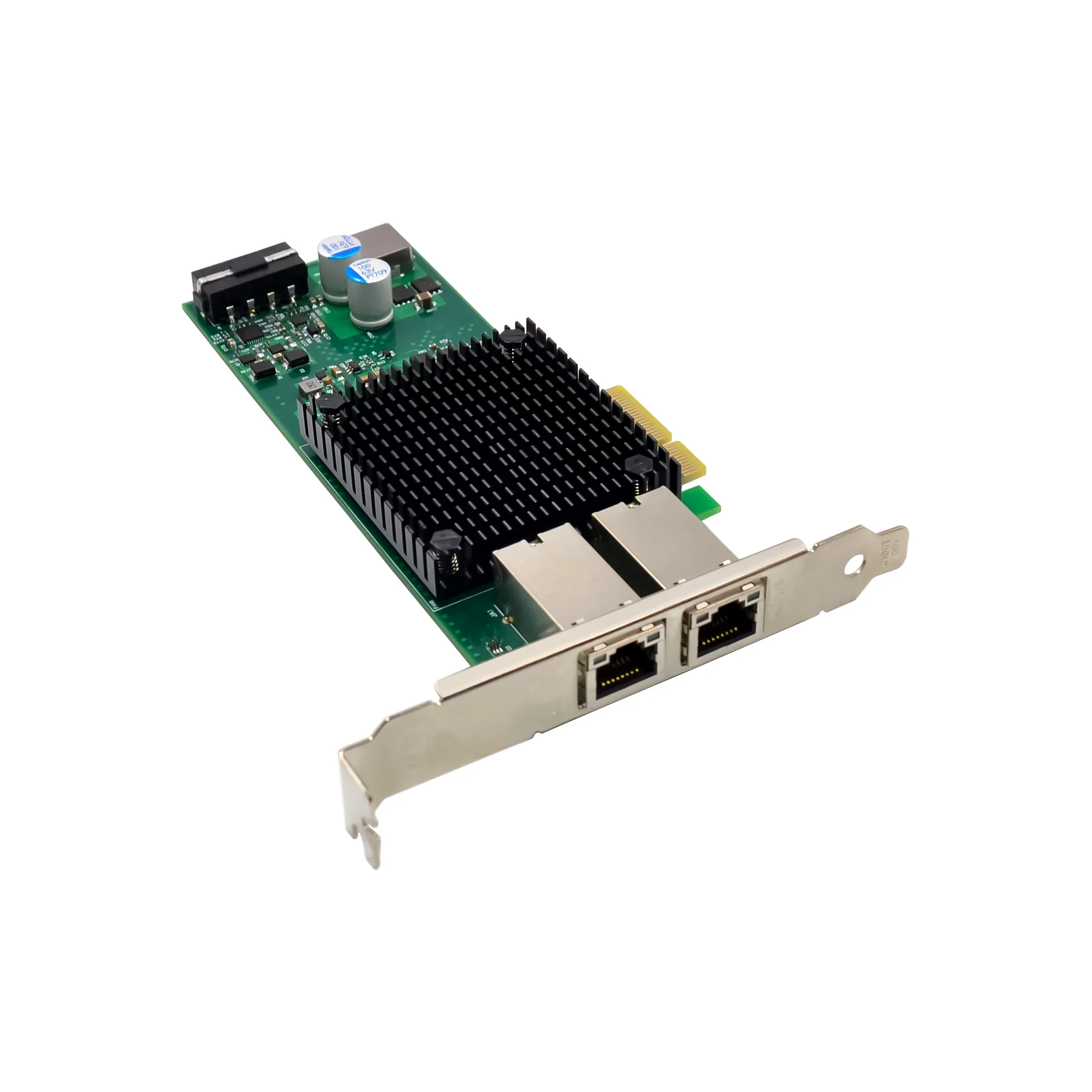 SUNWEIT ST7298 PCIe3.0 X4 بطاقة شبكة بمنفذ مزدوج 10G لأجهزة الكمبيوتر المحمول خادم جيجابت PoE X550 مخزون سلكي خارجي