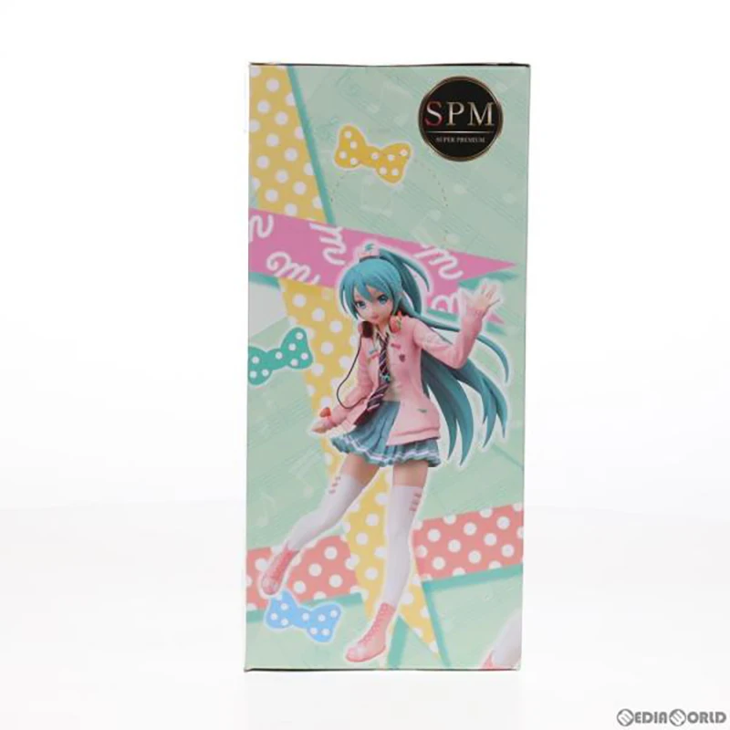In Stock SEGA SPM Hatsune Miku Project DIVA Arcade Future Tone Hatsune Miku Ribbon Girl PVC 23CM Anime Action Figures Model Toy