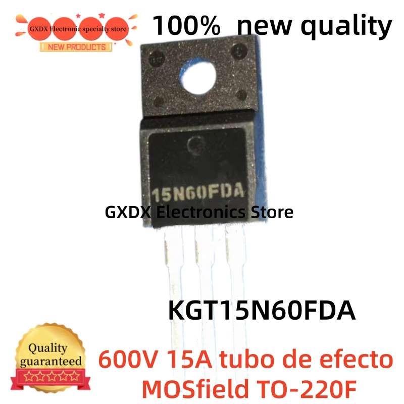 10-20-30-40-50 pieces/lot 100% new KGT15N60FDA 15N60FDA 15N60 600V 15A MOSfield effect tube TO-220F