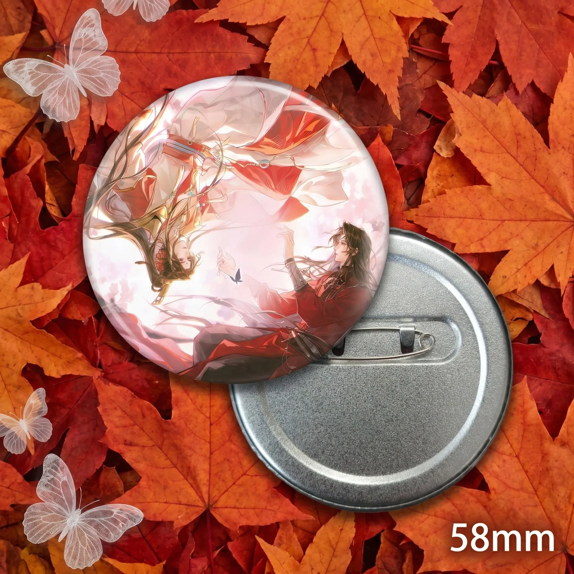 Hua Cheng Xie Lian Heaven Official's Blessing TGCF Anime Badge Pin Brooch Collection Button Decorative HeavenOfficial'sBlessing