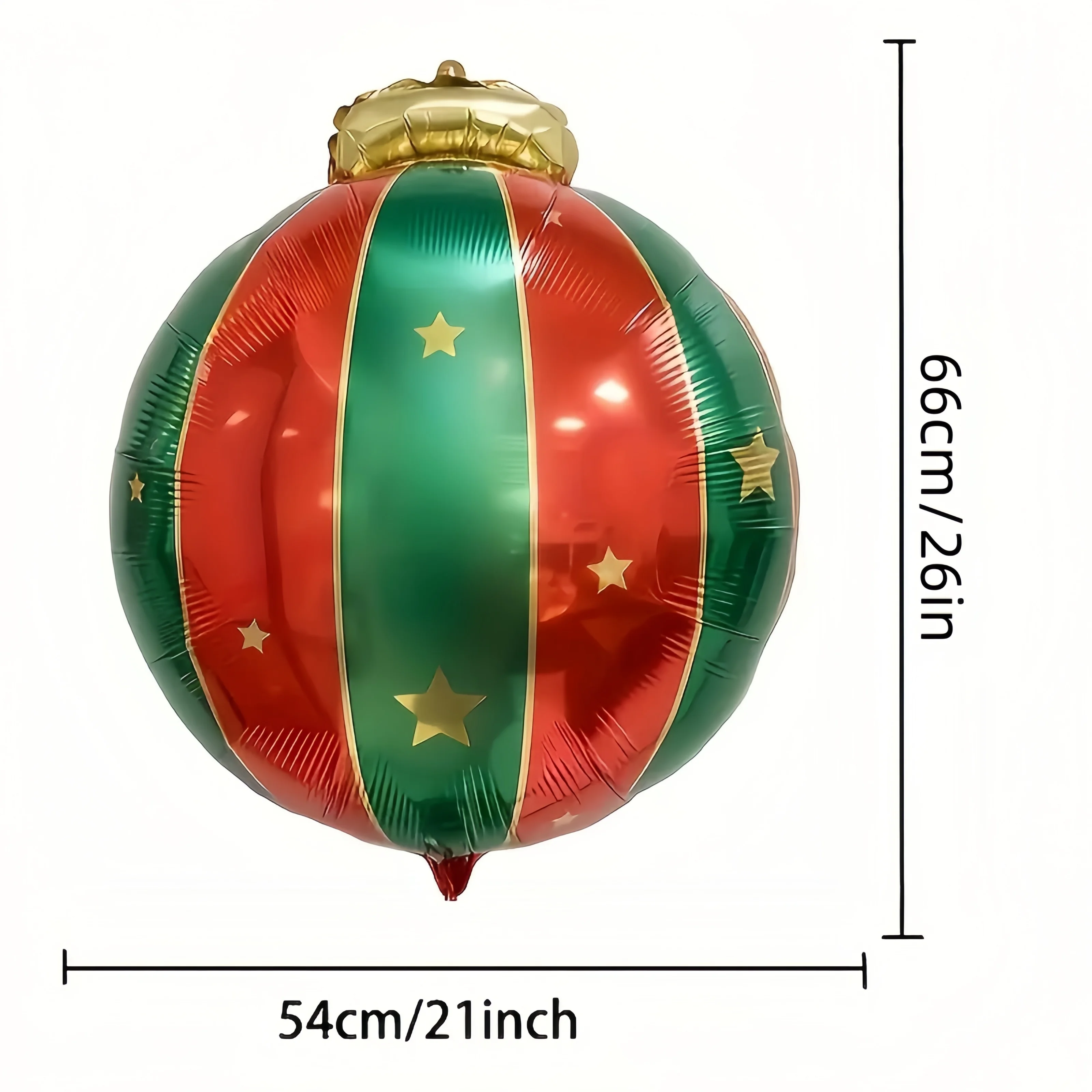 15 stücke Weihnachten Glühbirne Ballon Set Rot Grün Aluminium Folie Ballons Weihnachten Party Dekoration Urlaub Hängende Dekoration – Detail 4