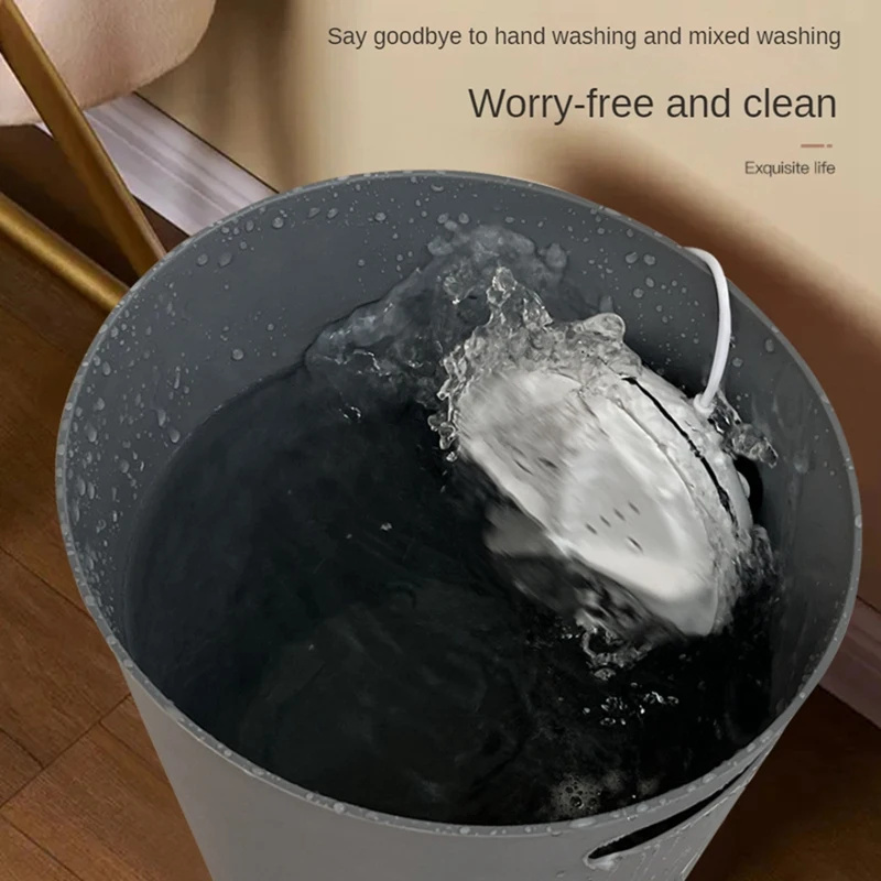 The Newportable Washing Machine Ultrasonic Turbine Mini Washing Machine With Suction Cups For Home Travel RV Apartment