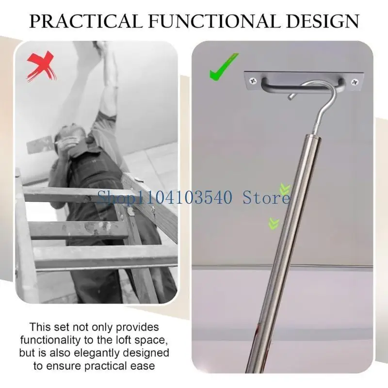 

02DC Эффективная система чердачных лестниц Решение для доступа на чердак для домашнего и коммерческого использования