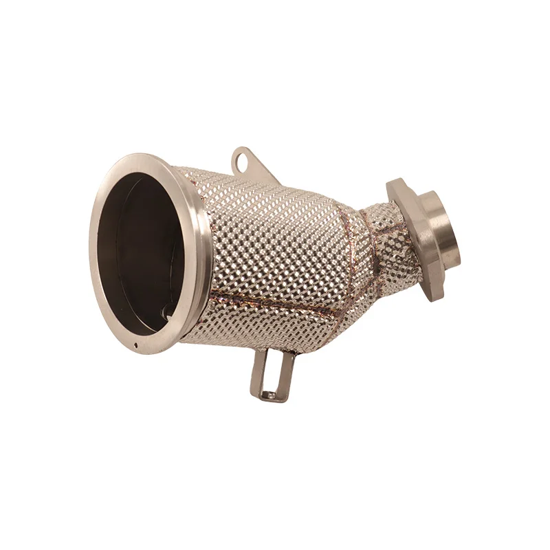 High Flow 200 Cells for Cat Downpipe for Toyota GR Yaris 1.6T Sport 304 Stainless Steel Exhaust Pipe