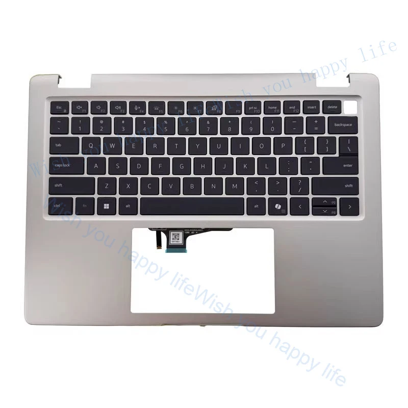 LL 0FC6WM New Palmrest Upper Case US Backlit Keyboard for Dell Pro 14 Plus PB14250