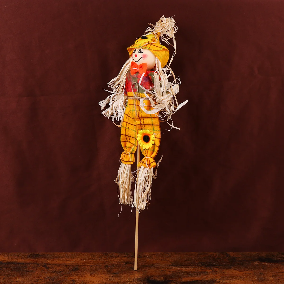 

3pcs Halloween Scarecrow Decorations Straw Ornaments 40Cm Party Home Classroom Bar Decoration Spooky Props Porch Door Living