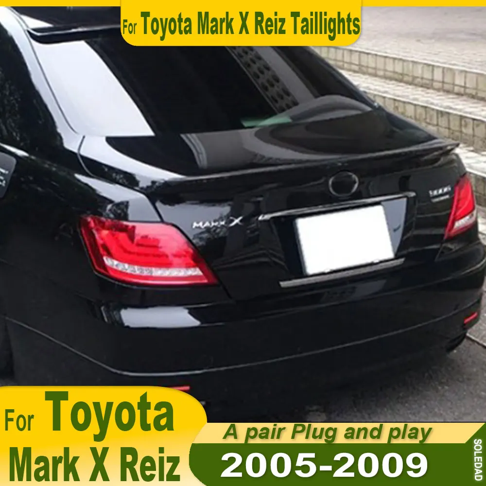 

Car Styling taillight for Toyota Mark X 2005-2009 tail light assembly LED running lights brake lights sequential turn signals