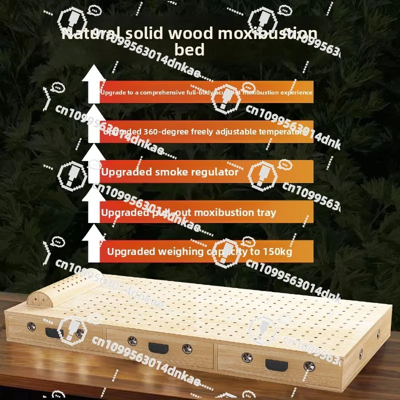 

Wooden Moxibustion Bed Temperature Control Health Sitting Box Household Whole Body Warm Palace Wooden Fumigation Bed Solid Wood