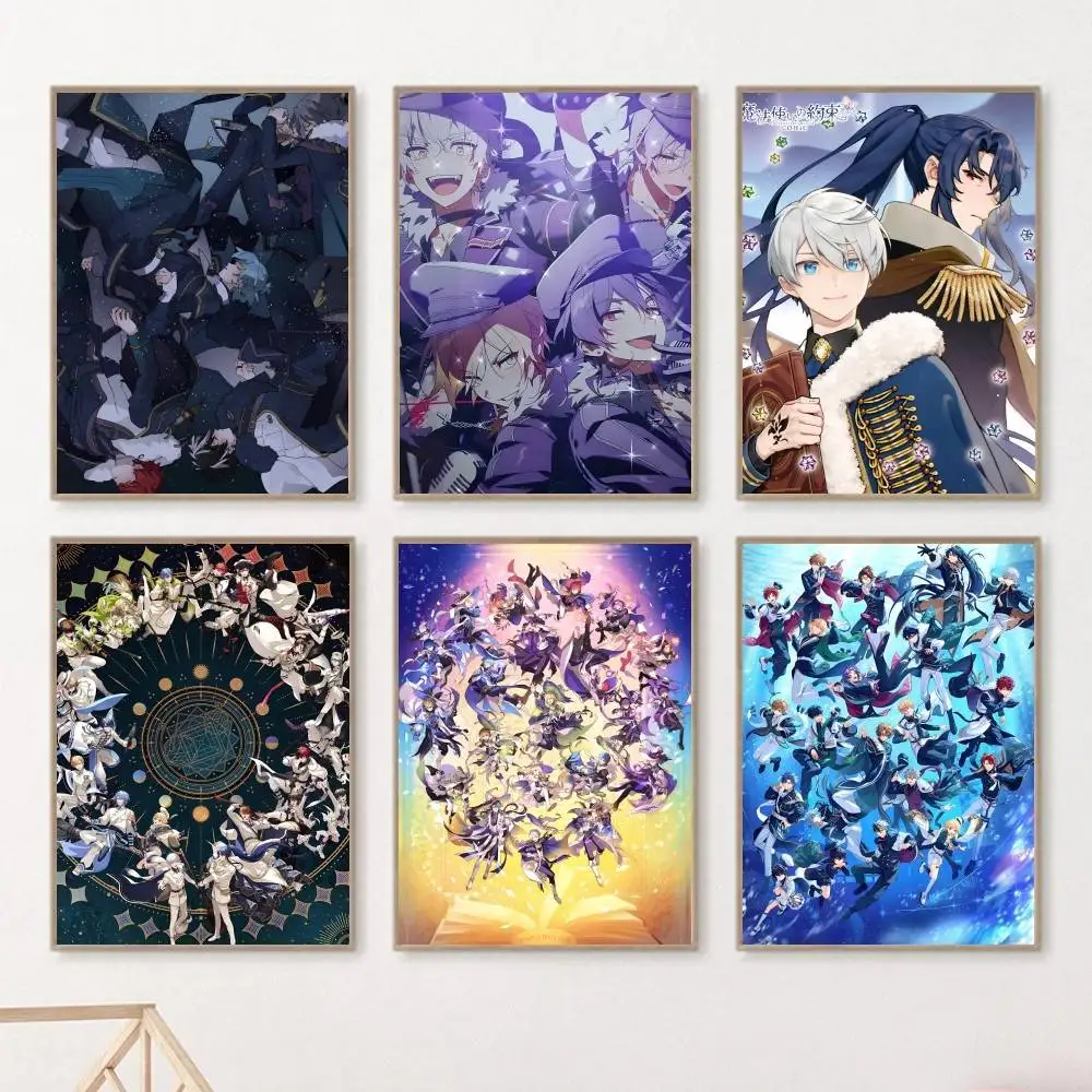 Anime Game P-Promise of Wizard Posters HD Print Vintage Wall Art Decor for Home Study Room