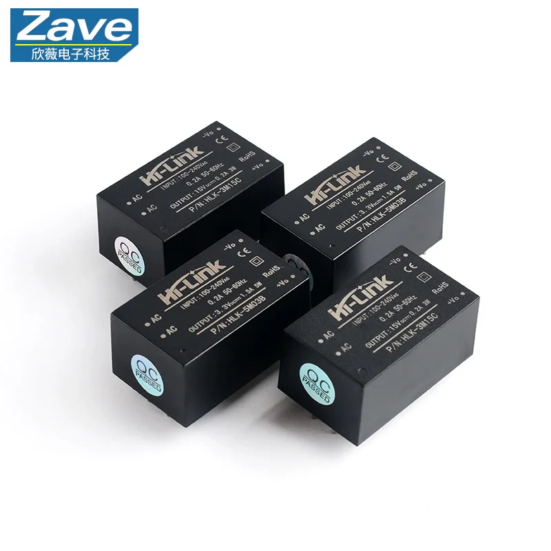 HLK-PM01/03/12/24 220V to 3.3/5/12/24V AC-DC Isolated Power Supply Module