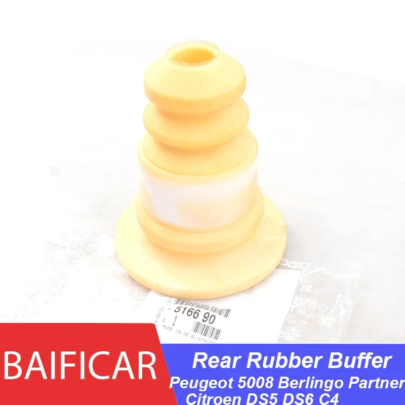 Baificar Brand Genuine Rear Suspension Rebound Block Rubber Buffer 516690 For Peugeot 5008 Berlingo Partner Citroen C4 DS5 DS6