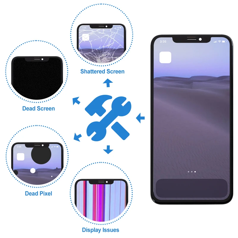 A1921 A2101 A2102 A2104 Premium New Lcd For IPhone XS MAX New Display Touch With 3D Touch Screen Replacement Factory Display image 5