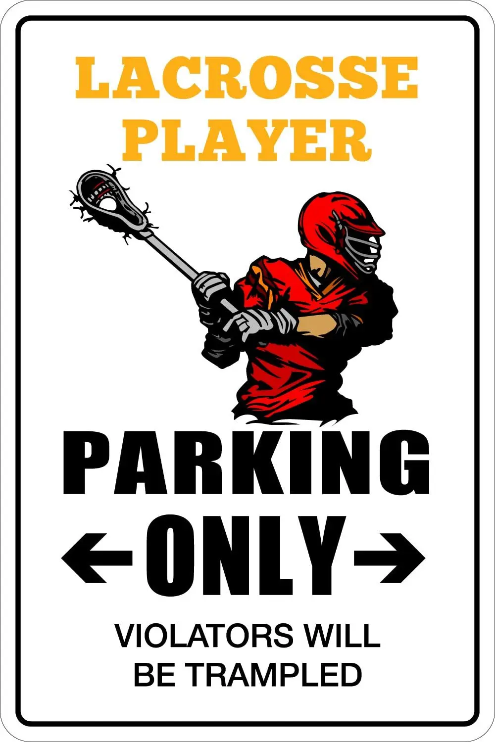1 шт., наклейка, пиратский лакросс, плеер, только парковка, металлический знак, новинка, алюминий NS 085