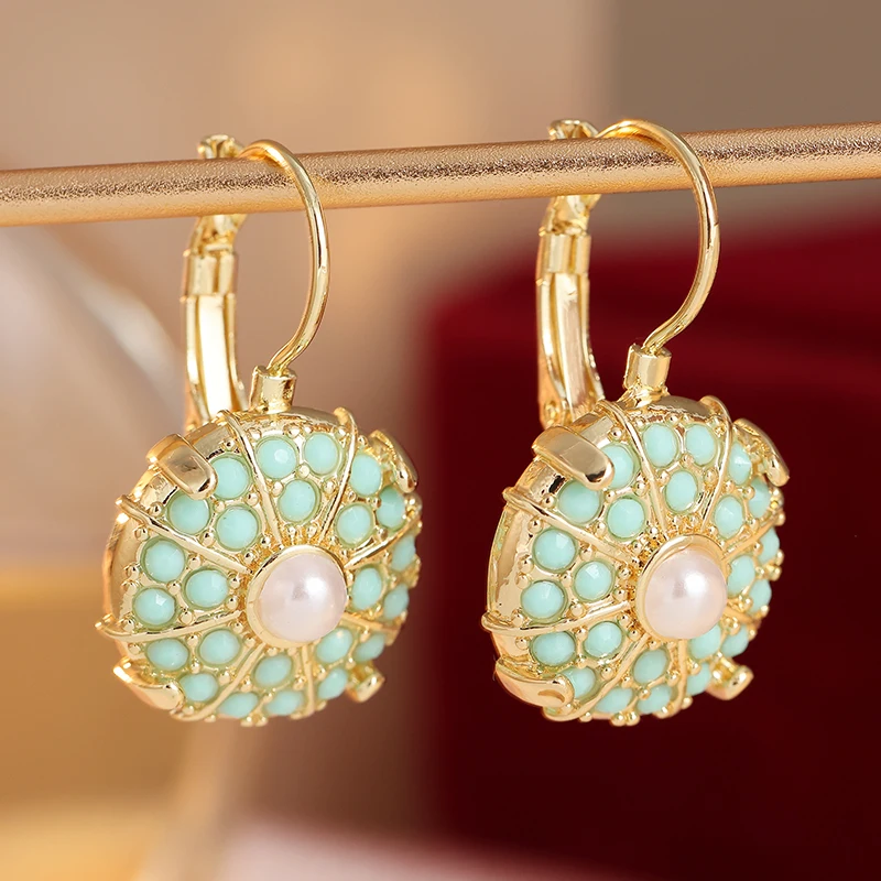 Vintage Inlaid Imitation Pearl - Ethnic Fashion Wear For Women 评论和价格