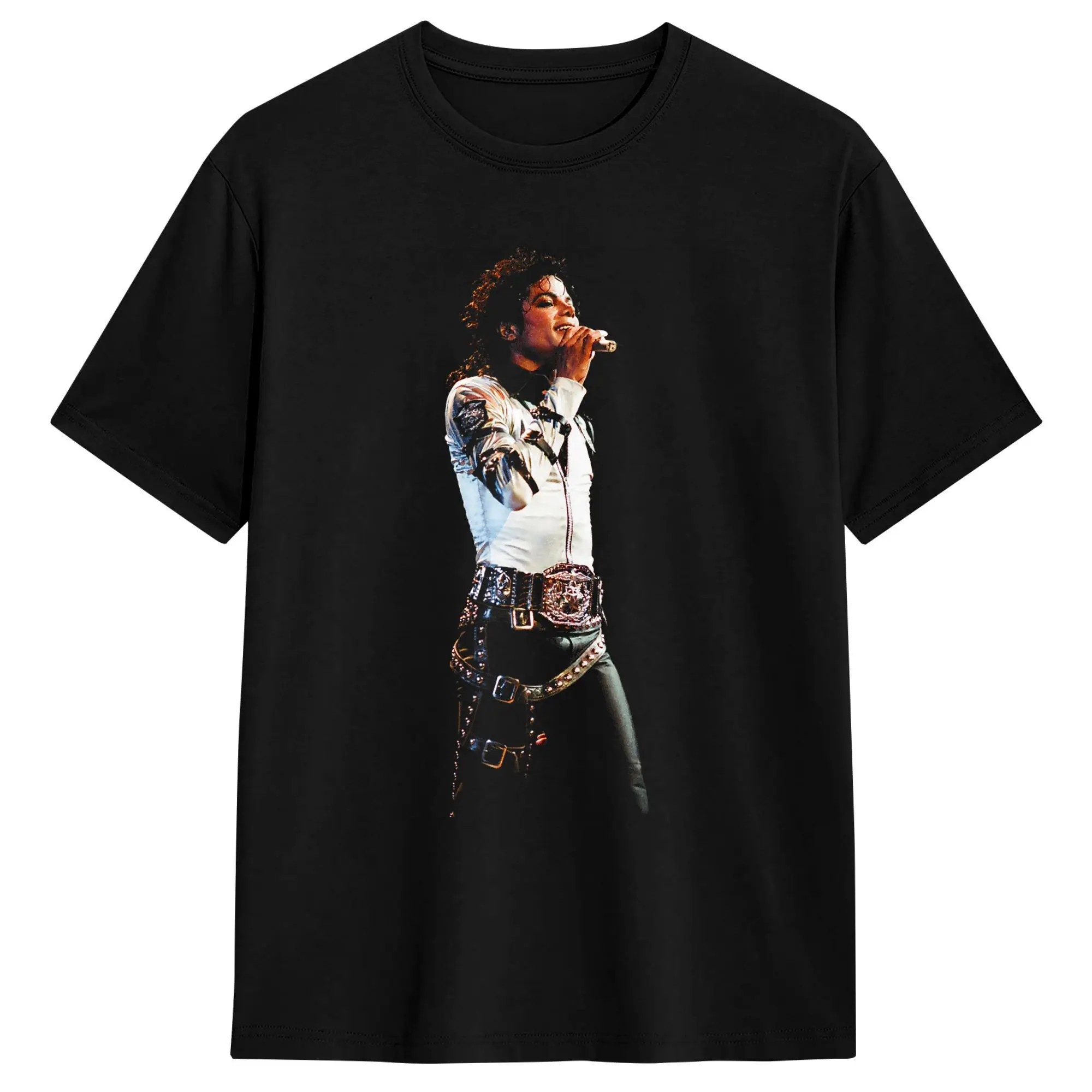 Men's Best Singer Mi-Chael Jack-son T Shirt  Cotton Clothes Novelty Short Sleeve Round Neck Tee Shirt Gift Idea T-Shirts