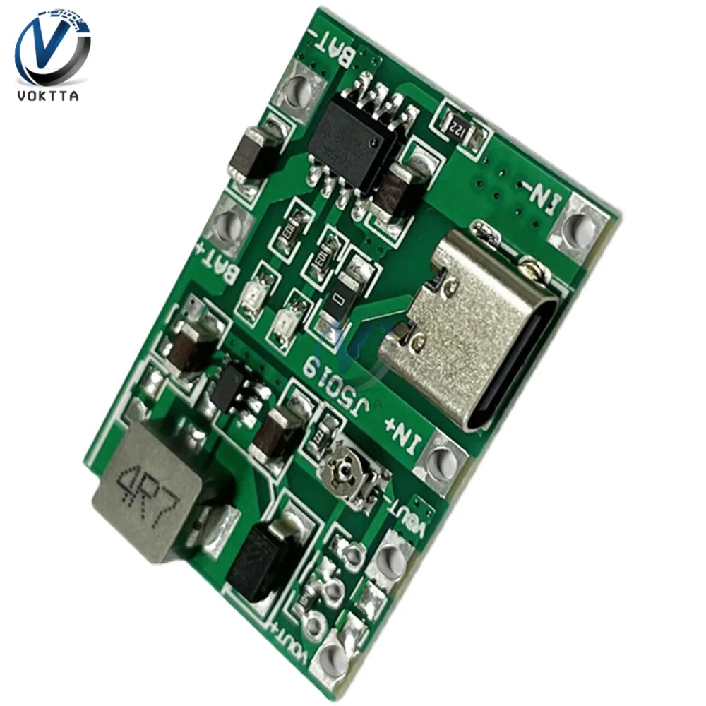Scheda caricabatteria al litio DC4.5 ~ 8V 18650 modulo Boost Step-Up DC-DC modulo integrato di amplificazione e scarica regolabile