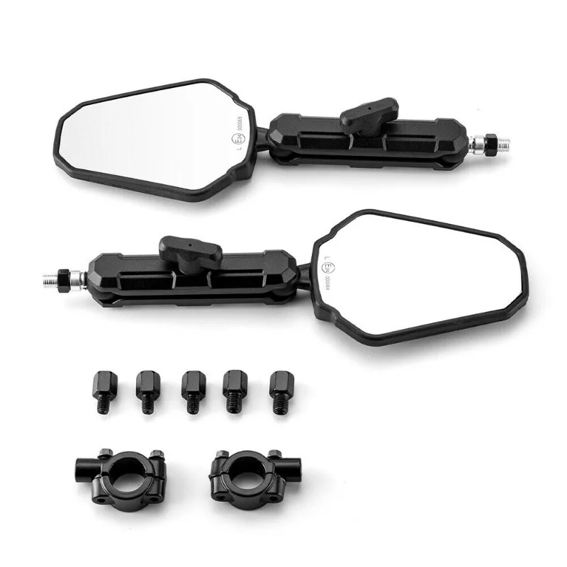 

Motorcycle Rear View Mirror Side Mirrors Rearview Mirrors for ADV HONDA KAWASAKI Versys KLR650 Benelli TRK Rally Universal