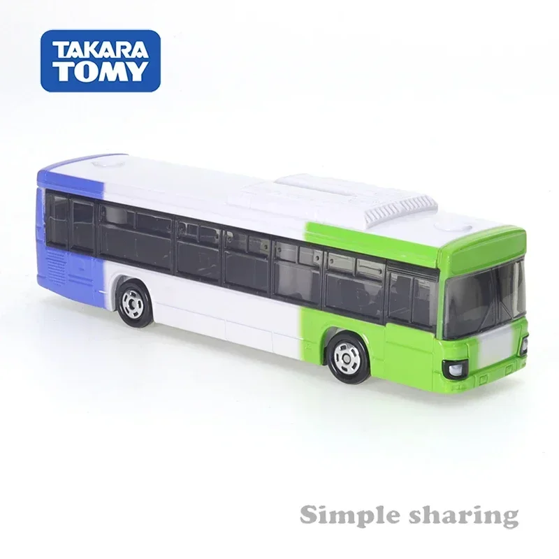 Takara Tomy Long Type Tomica No.129 Isuzu Erga Osaka City Bus Diecast Automotive Model Ornaments Cas Toys Gift Decorations