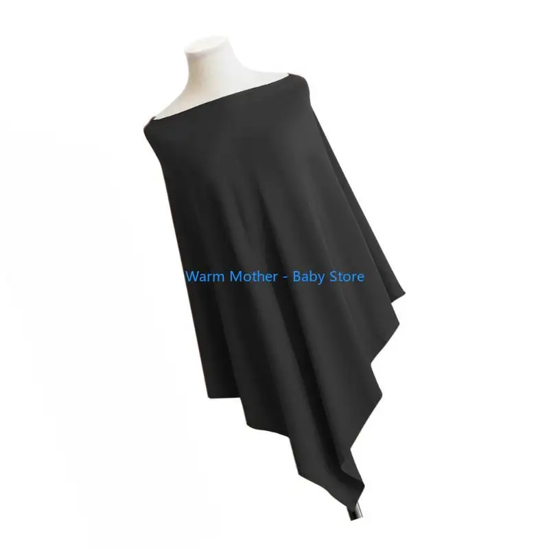 Breastfeeding Towel Nursing Cover Soft Breathable Privacy Nursing Apron Breast Feeding Cover Scarf Ponchoes for Mother 57QE