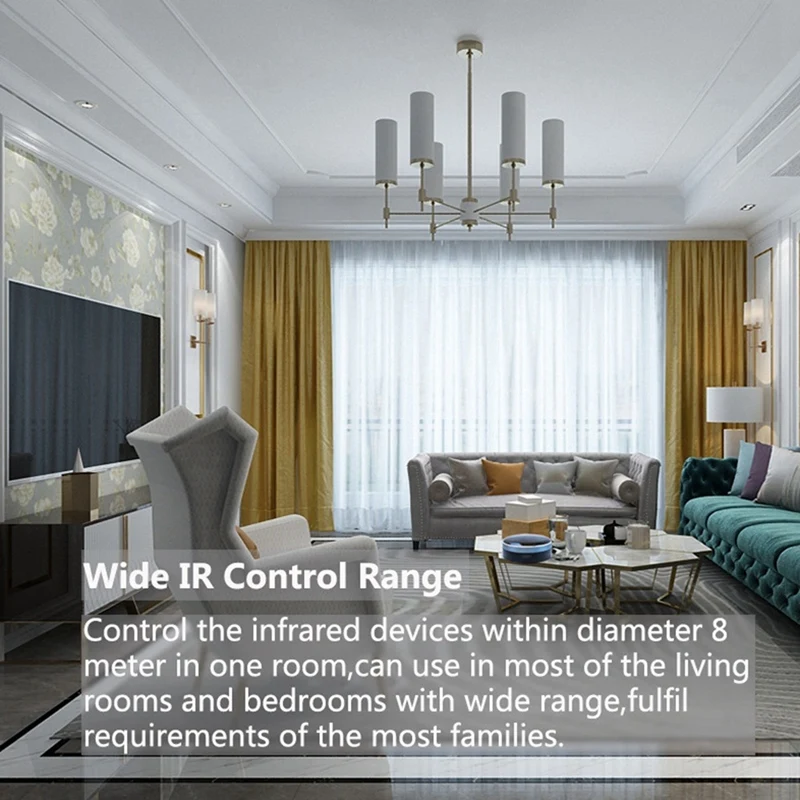 Tuya-Control remoto Universal para el hogar, dispositivo inteligente con infrarrojos, Wifi, RF, USB, funciona con Alexa, Google Home, Siri