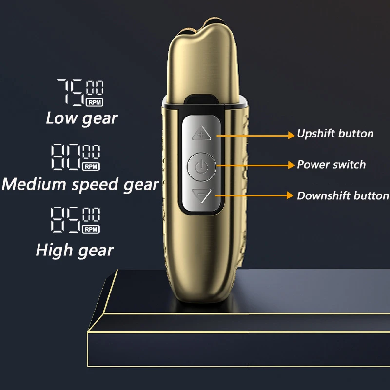New Electric Shaver Professional Beard Trimmer Razor Portable Shaver For Men Reciprocating Shaving Blade USB Charge LCD Display