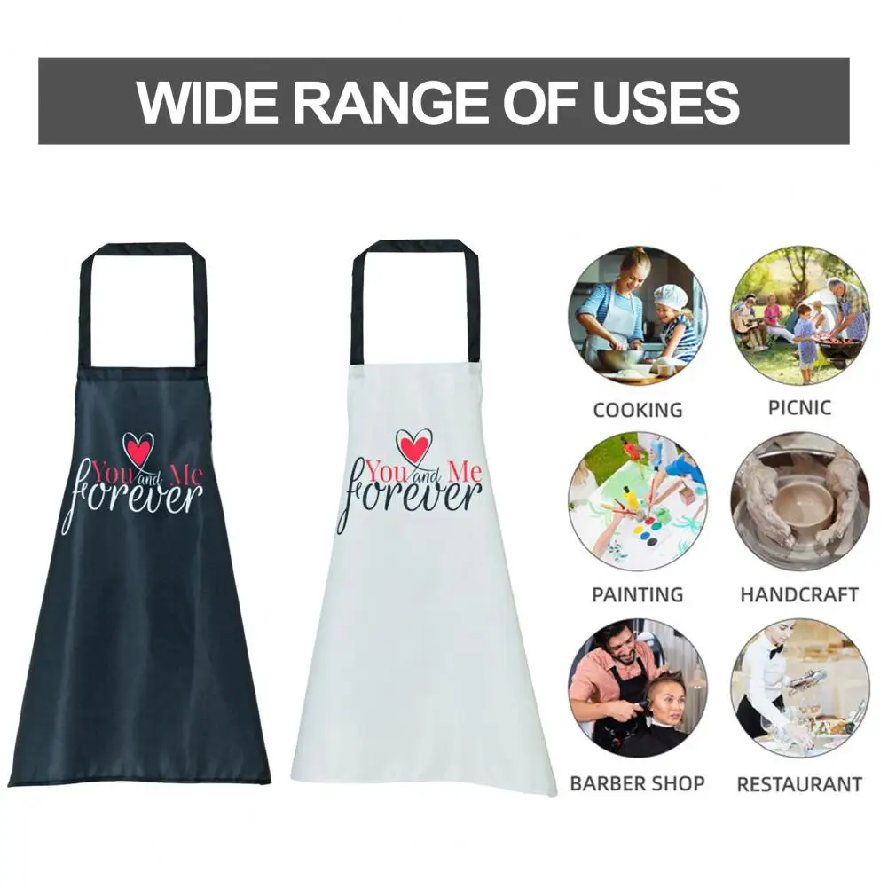 

Couple Apron Gift Set Durable Soft Material Apron Stylish Couple Apron Set Wedding Anniversary Engagement Gifts for Mr Mrs