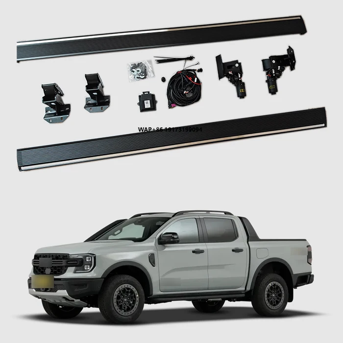 

Custom Automatic Power Step Electric Running Boards Side Steps Pedal for Ford-Ranger Step Black Powder Coated 1set / CTN