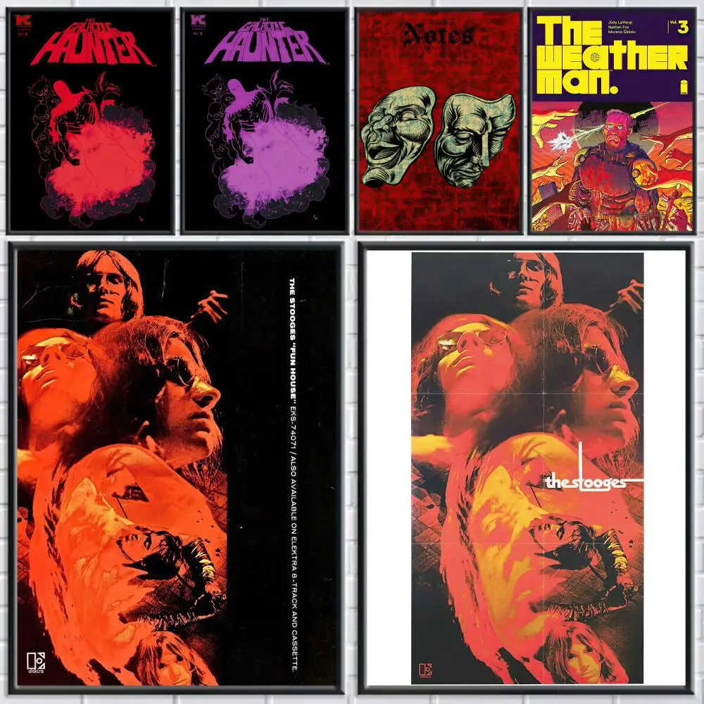 Cool E-Elektra The S-Stooges Poster HD Self Adhesive Waterpr