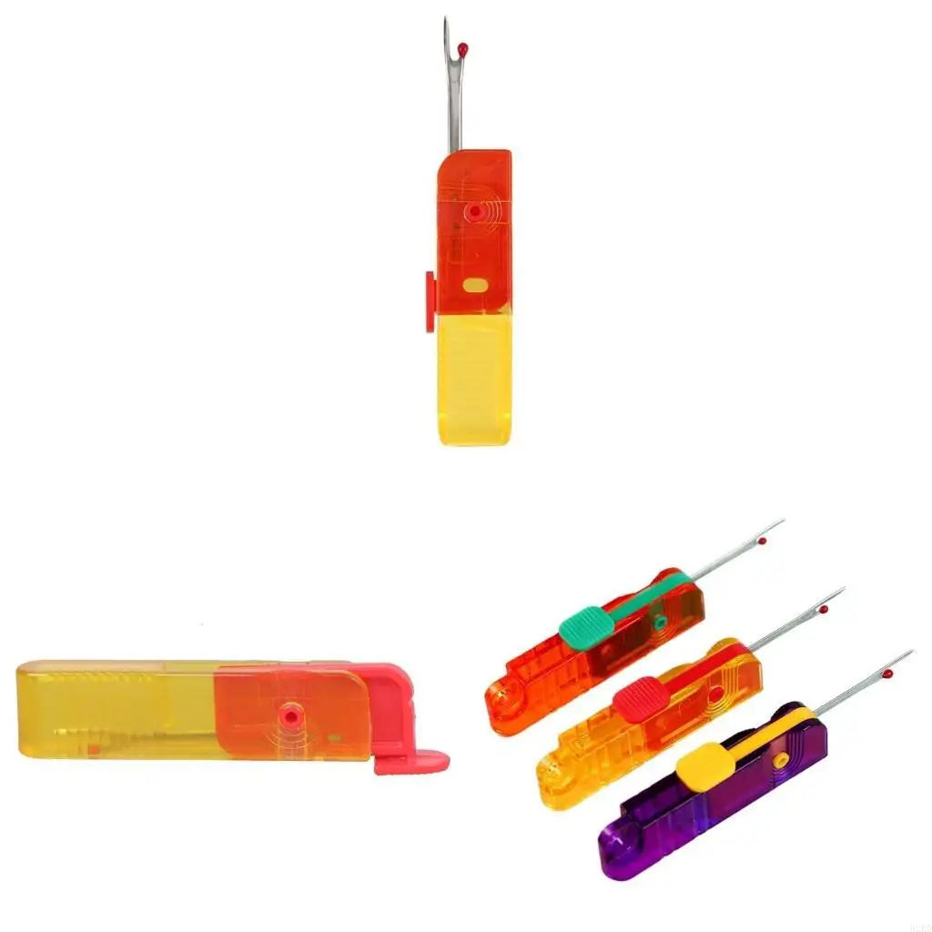 62KD Small Folding Seam Rippers Lightweight Portable Thread Remover for Stitching