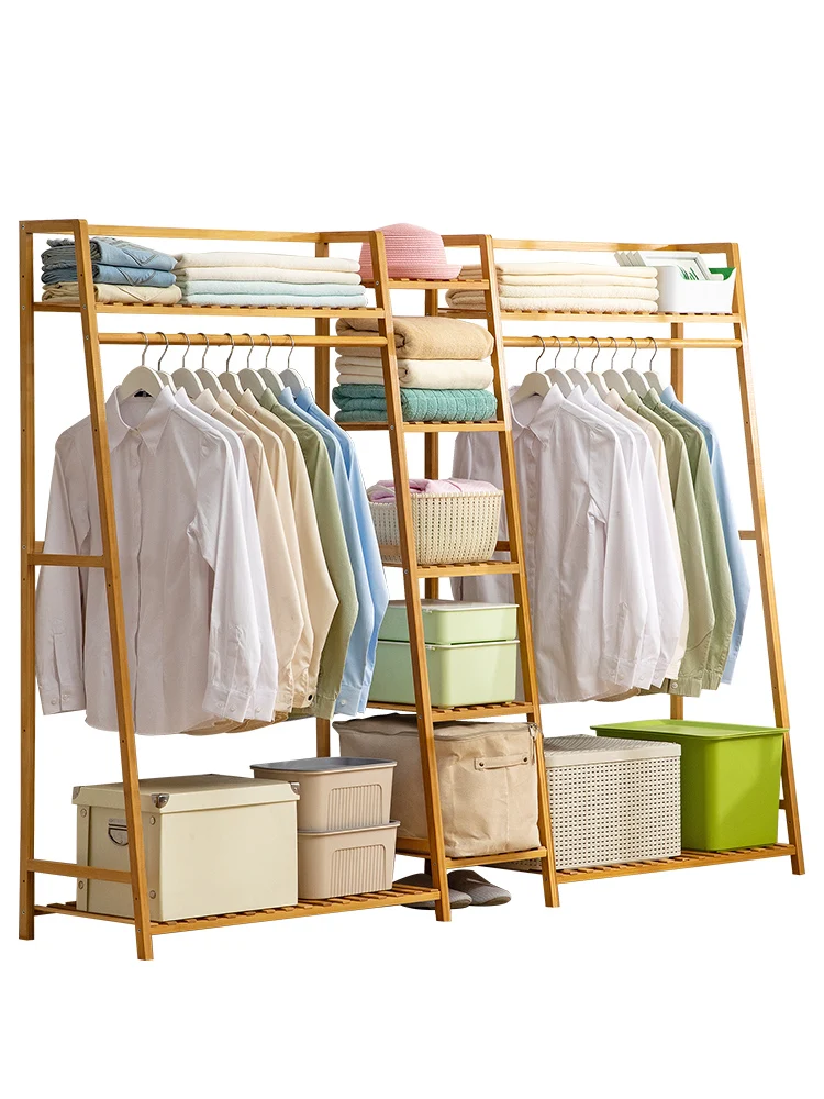 

Simple wardrobe, household bedroom, children's storage, wardrobe shelf, solid wood assembly, sturdy and durable