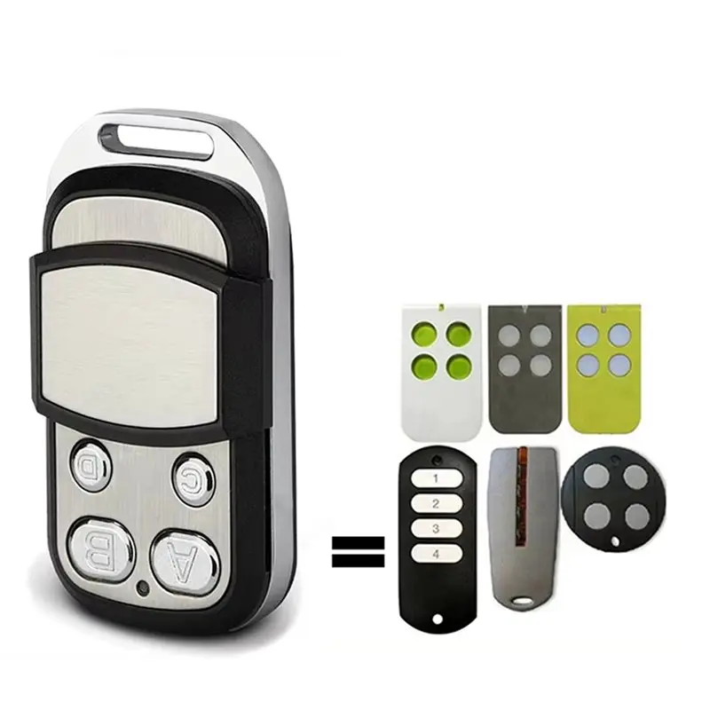 【HOME TOOL】Control remoto para puertas de garaje, abridor de puerta eléctrico de 433Mhz, Compatible con la serie MOOVO MT4, 2 uds.