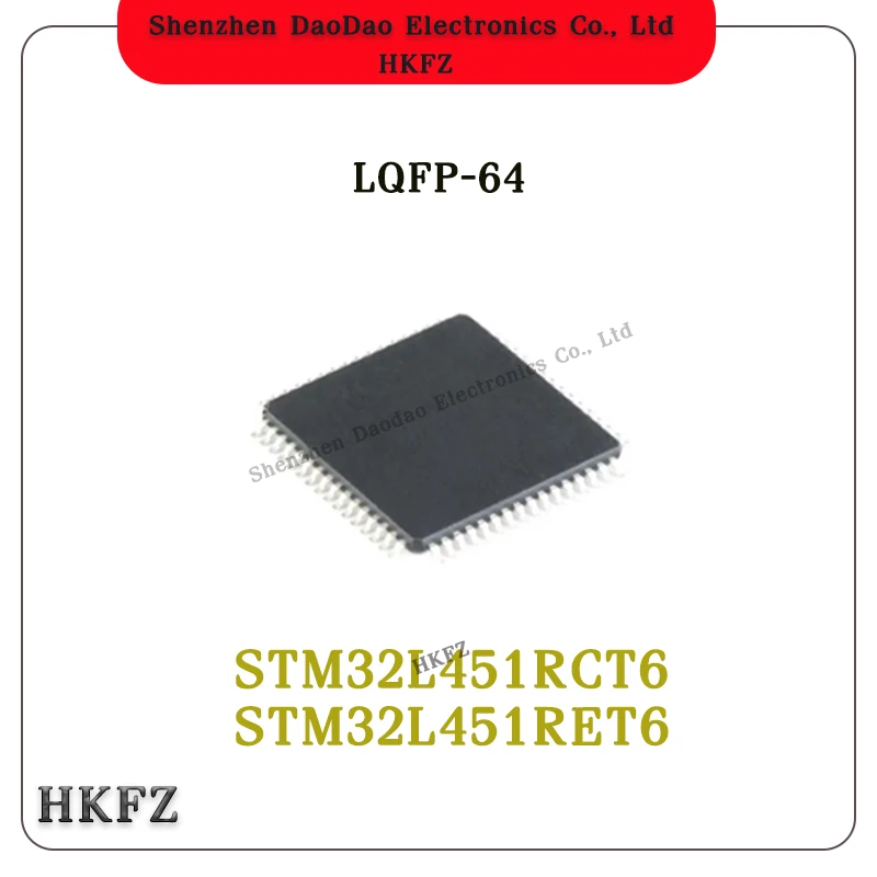 

STM32L451RCT6 STM32L451RET6 LQFP-64 MCU Microcontroller chip IC new original