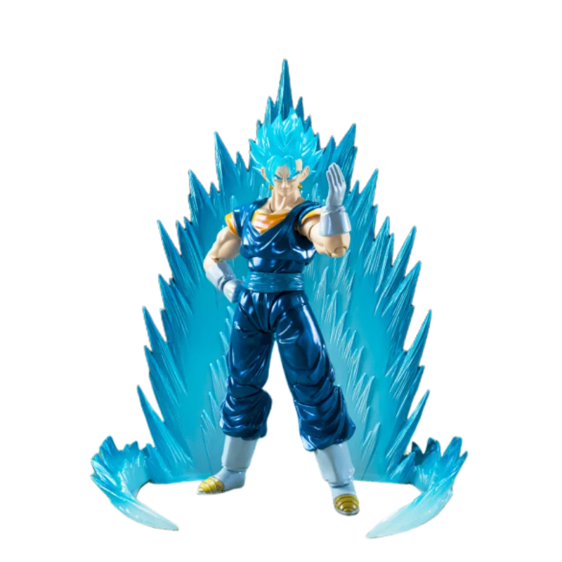 Original Bandai NYCC Dragon Ball SHF Super Saiyajin Gott VRGITO Anime Actionfiguren Modell Spielzeug Sammlerstück Geschenk für Spielzeug Hobbys Kind