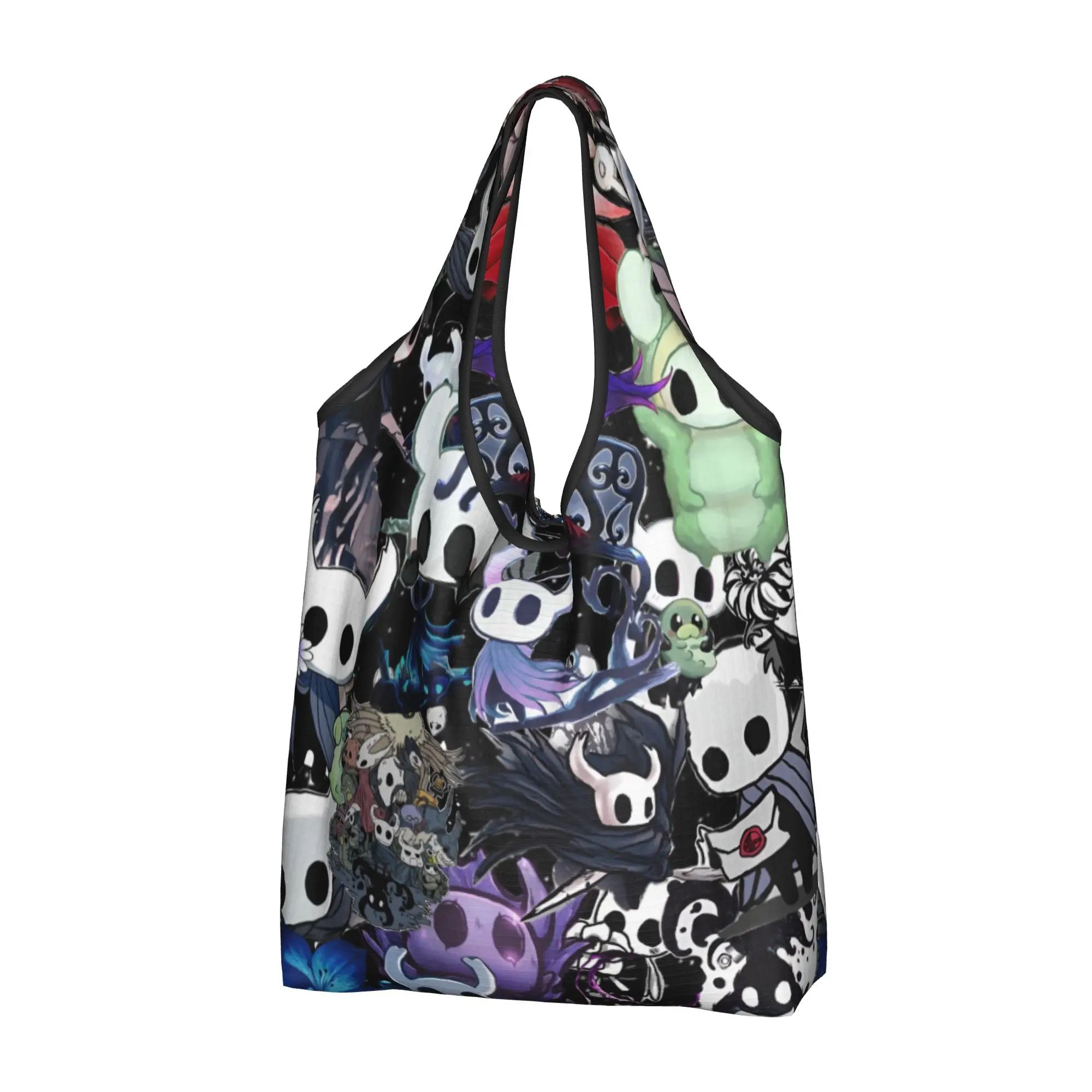 Recycling S-Silksonges Cartoon Game Shopping Bag Women Tote Bag Portable Japan Groceries Shopper Bags