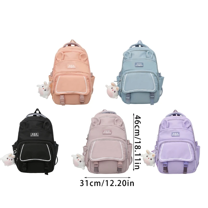 lô du lịch thời trang Daypack Túi đi học nylon lớn để sử dụng hàng ngày