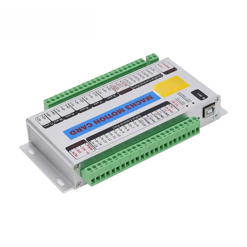 MK4-IV 4-Axis USB Motion Card 2MHz Mach3 CNC Breakout Board for Win 7/10 view 6