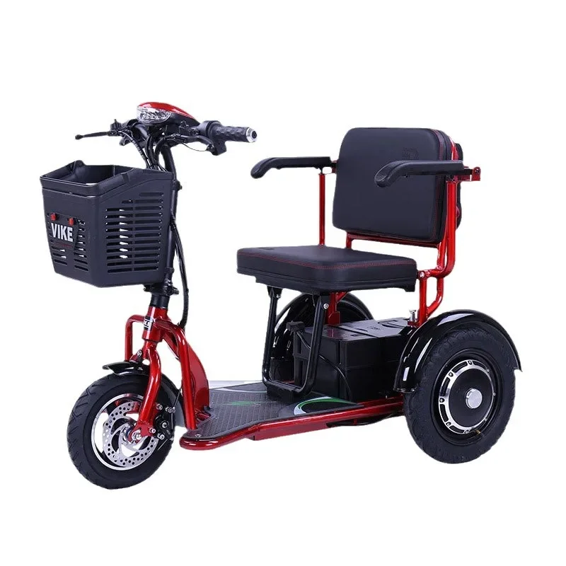 VIKE exports elderly leisure electric tricycle scooter folding electric vehicle adult disabled car