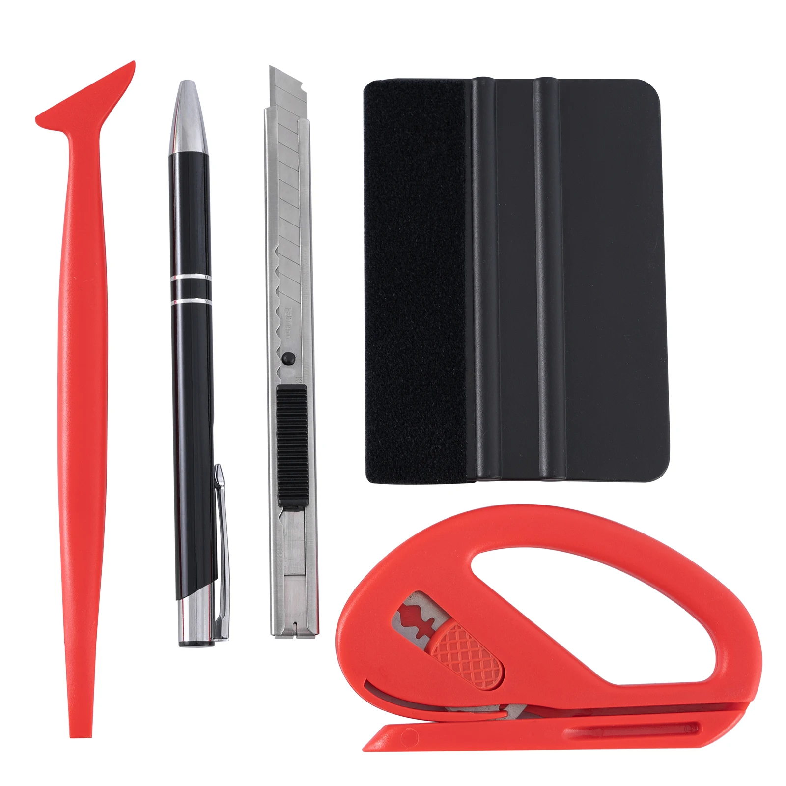 Car Vinyl Wrap Tool Kit Window Tint Installation Accessories Auto Window Film Wrapping Application Squeegee Scraper Cutting Tool