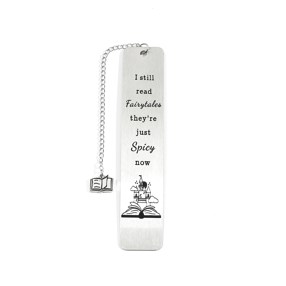 Fairytales Castle Stainless Steel Metal Bookmark for Book Lover Gifts Reading Studying Stationery Supplies Gifts for Friends