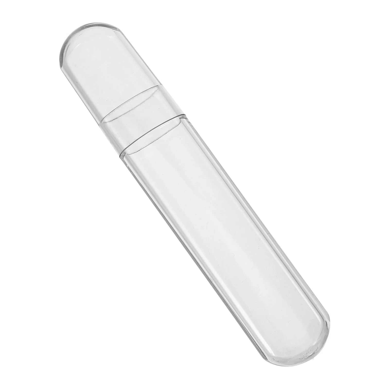 Estuche para pinzas para extensiones de pestañas, tubos de almacenamiento de plástico transparente, caja organizadora de viaje, soporte para tubos pequeños, contenedores para viales