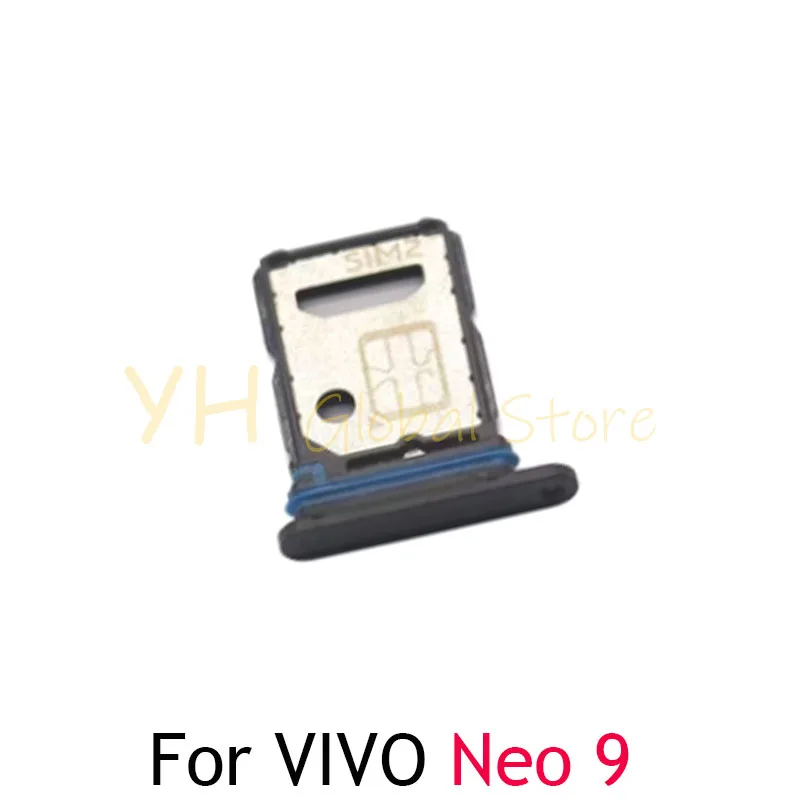 Soporte de bandeja para tarjeta Sim, piezas de reparación para VIVO IQOO Neo 3, 8, 6, 9 Pro, SE, Neo3, 5G, Neo6, Neo8, Neo9