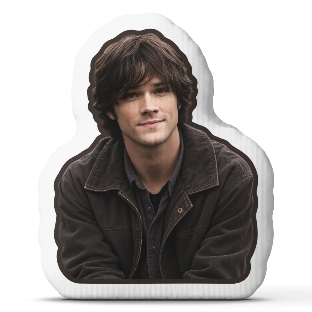 Sam Winchester Supernatural TV Series Character Shaped Throw Pillow Stuffed Decorative Cushion Fan Gift Bedroom Home Decor