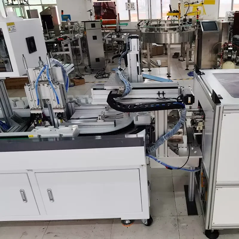 Full-Process Automated Assembly Line Integrated Machine Power-on Inspection Rejection Automatic Feeding Service Machine